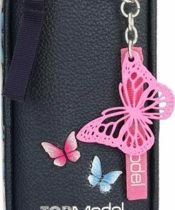 Topmodel Etui Butterfly 3-vaks Meisjes 13 X 20 Cm Donkerblauw -Parker IM Vibrant Ring Shop 352x840