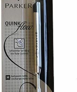 Balpenvulling Parker Quinkflow Medium Zwart
