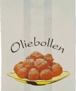 Merkloos Oliebollenzakken - 50 Stuks - Zak Voor Oliebol - Oliebollenzakken 2 Pond - Oliebollen - Appelflappen - Kerst - Ersatzpapier - Oud En Nieuw - Milieuvriendelijk - Verpakking - Appelbeignet