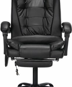 Snailhome Bureaustoel - Ergonomische Draaistoel En Computerstoel - Met Massagefunctie - Belastbaar Tot 150 Kg - Zwart - 61 X 50 X 123cm -Parker IM Vibrant Ring Shop 462x840 3