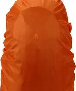 Merkloos Regenhoes Rugzak - Waterdichte Backpack Hoes - Flightbag 35L | Bescherm Uw Tas Tegen Regen! (Oranje)
