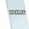 Displaysign 10x A4 Formaat L-houder Kaarthouder Folderstandaard Menuhouder Menustandaard L-standaard In 2mm Acryl