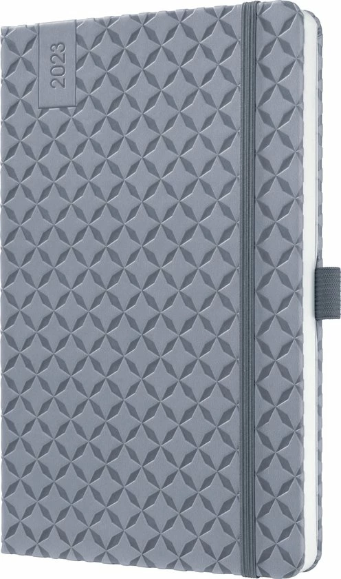 Sigel Jolie Flair - Agenda 2023 - Weekagenda - A5 - 4-talig - Glacier Grey - Hardcover. SI-J3121 8 Sigel Jolie Flair - Agenda 2023 - Weekagenda - A5 - 4-talig - Glacier Grey - Hardcover. SI-J3121 - Afbeelding 8