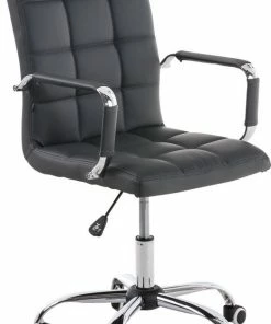 CLP Deli V2 Bureaustoel - Ergonomisch - Voor Volwassenen - Kunstleer - Grijs