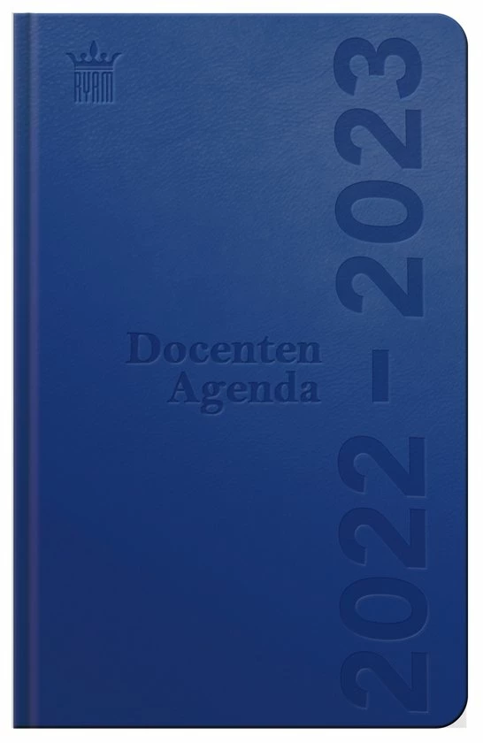 Ryam Docenten Agenda DeLuxe - Blauw 1 Ryam Docenten Agenda DeLuxe - Blauw