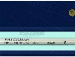 Navulling Voor Waterman-rollerballpen | Fijne Punt Met Zwarte Inkt | 1 Stuk