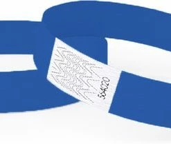 Merkloos 1000 Stuks Polsbandjes Tyvek - 19 Mm - Festival Bandjes - Corona Polsbandje - Donkerblauw