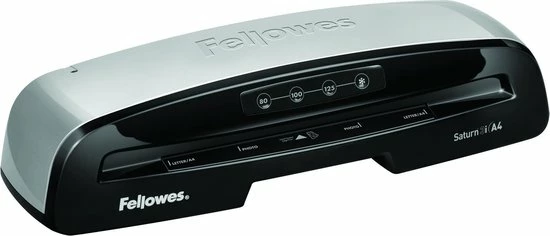 Fellowes Lamineerapparaat Saturn 3I - Voor A4 Ft - 235 Mm - 1 Min Opwarmtijd - Zwart 4 Fellowes Lamineerapparaat Saturn 3I - Voor A4 Ft - 235 Mm - 1 Min Opwarmtijd - Zwart - Afbeelding 4