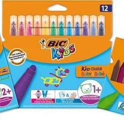 BIC Kids Kleurset Voor Kinderen Vanaf 5 Jaar - Kleurpotloden - Kleurstiften En Krijtjes - Pak Van 36 Stuks