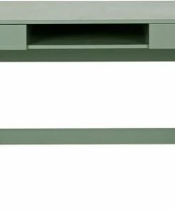 WOOOD Nikki Bureau - Grenen - Jadegroen - 75x140x62