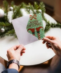 Giftmas Kerstkaarten - Wenskaarten - 36 Stuks - Met Enveloppen En Stickers - 10x15cm -Parker IM Vibrant Ring Shop 550x366 13