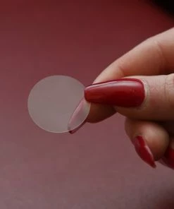 KAAN-GluePoints 2000 Stuks Sluitzegels 20 Mm Op Rol / Sluitstickers / Envelop Stickers / Sluit Labels / Sticker / Etiketten - Transparant Rond