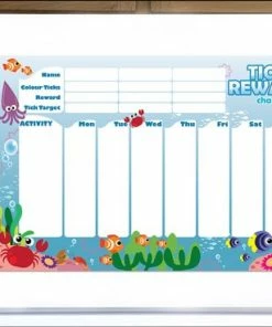 CKB Ltd - Familieagenda Planbord Weekplanner Familie Kalender Beloningssysteem Week Agenda White Bord Magnetisch Voor Kinderen - Ocean Creatures -Parker IM Vibrant Ring Shop 550x368 5