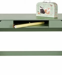 WOOOD Nikki Bureau - Grenen - Jadegroen - 75x140x62 -Parker IM Vibrant Ring Shop 550x370 5