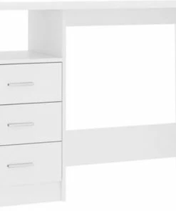VidaXL Bureau Met Lades 110x50x76 Cm Spaanplaat Wit -Parker IM Vibrant Ring Shop 550x401 3