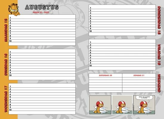 Interstat Garfield - Schoolagenda - 2022 -2023 4 Interstat Garfield - Schoolagenda - 2022 -2023 - Afbeelding 4