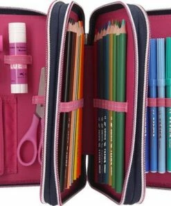 Topmodel Etui Butterfly 3-vaks Meisjes 13 X 20 Cm Donkerblauw -Parker IM Vibrant Ring Shop 550x409 3