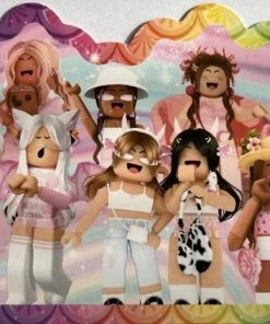 Merkloos 10x Roblox Uitnodigingen - Roblox - Noob - Kinderfeestje - Uitnodigingen - Verjaardag - Jarig - Adopt Me - Roze - Meisje - Roblox Feestje - Roblox Uitnodigingen - Roblox Feestje - Roblox Kaart - Roblox Verjaardag Decoratie - Roblox Uitnodiging