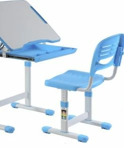 VDD Gaming Kinderbureau Met Bureaustoel Ergonomisch In Hoogte Verstelbaar - Tekentafel - Schooltafel