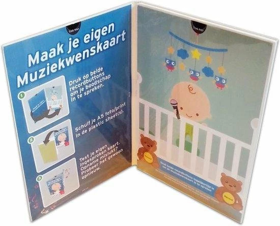 Muziekwenskaart.nl Muziekwenskaart 60 Seconden - Zelf Opneembaar - Spreek Je Eigen Boodschap In 7 Muziekwenskaart.nl Muziekwenskaart 60 Seconden - Zelf Opneembaar - Spreek Je Eigen Boodschap In - Afbeelding 7