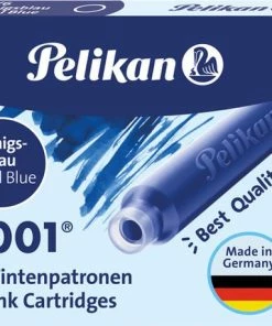 Pelikan 4001 - Korte Inktpatronen - Koningsblauw
