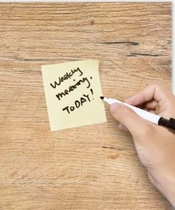 Navaris Magnetisch Bord In Houtlook - Magneetbord Om Op Te Schrijven - Memobord Voor Aan De Muur 90 X 60 Cm - Inclusief Magneten En Marker -Parker IM Vibrant Ring Shop 550x479 2