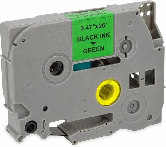 MediaRange - Brother Compatible Labels TZ-731/ TZe-731 - 12mm X 8m - Zwart Op Groen 2 MediaRange - Brother Compatible Labels TZ-731/ TZe-731 - 12mm X 8m - Zwart Op Groen - Afbeelding 2