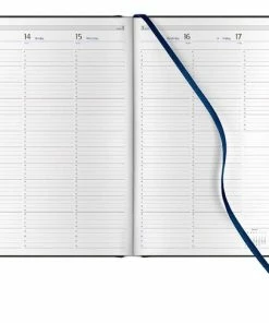 Castelli Agenda H46 2023 - Roma - Omslag Caribe - 1 Week Per 2 Pagina's - Liggend - A4 - 21 X 29.7 Cm - Blauw -Parker IM Vibrant Ring Shop 550x488 1