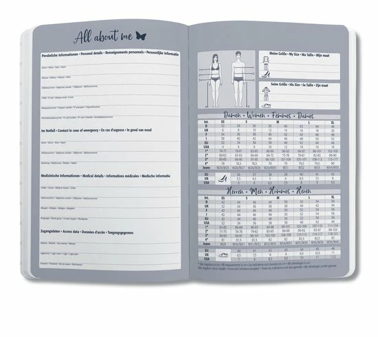 Sigel Jolie Flair - Agenda 2023 - Weekagenda - A5 - 4-talig - Glacier Grey - Hardcover. SI-J3121 10 Sigel Jolie Flair - Agenda 2023 - Weekagenda - A5 - 4-talig - Glacier Grey - Hardcover. SI-J3121 - Afbeelding 10