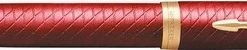 Parker IM Premium Rollerballpen | Red Met Gouden Detail | Fijne Penpunt Met Blauwe Inkt Navulling | Geschenkdoos -Parker IM Vibrant Ring Shop 550x50 3