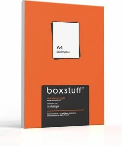 Boxstuff A4 Stickervellen - Ordner Etiketten Stickers - Geschikt Inktjet En Laser Printers - 6 Per Vel - 210x49,4MM -Parker IM Vibrant Ring Shop 550x504 3