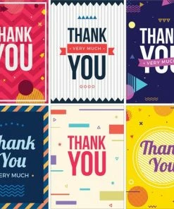 Olijhoek.nl Bedankkaarten - Set Van 12 X Bedankkaart