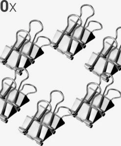 Kwmobile Papierklemmen - Set Van 50 Fold Back Clips - 19 Mm - Foldback Klemmen - Paperclips - Knijpers Voor Papieren - Zilver -Parker IM Vibrant Ring Shop 550x514 1