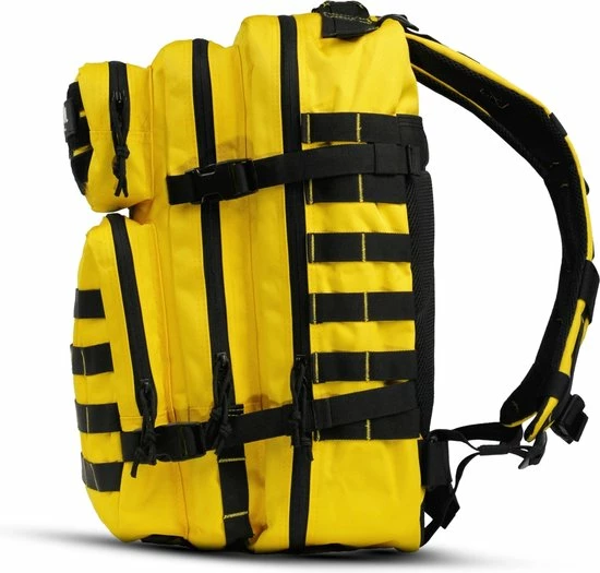 Layton LAYSTON. - 45L Sport School Werk Rugtas - Sport Rugzak - Tactical Backpack - Waterafstotend - Geel 2 Layton LAYSTON. - 45L Sport School Werk Rugtas - Sport Rugzak - Tactical Backpack - Waterafstotend - Geel - Afbeelding 2