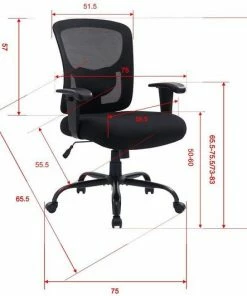 IVOL Ergonomische Bureaustoel Robust XXL - Mesh - 150kg Draagkracht -Parker IM Vibrant Ring Shop 550x531