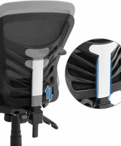 Songmics Magnifique Comfort Miller Bureaustoel - Mesh - Zwart - Ergonomisch -Parker IM Vibrant Ring Shop 550x533 3