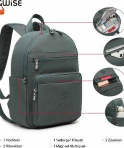 Bagwise® Rugzak - Rugtas - 10 Lt - S - Dames - Heren - 33 Cm(H) X 25 Cm(B) (CR3060) Groen -Parker IM Vibrant Ring Shop 550x535 2