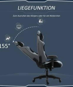 Vinscetto Vinsetto Ergonomische Gamestoel Draaistoel Verstelbare Rugleuning Elastaanstof Zwart 921-500 -Parker IM Vibrant Ring Shop 550x545 1