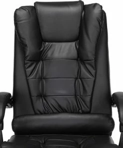 Snailhome Bureaustoel - Ergonomische Draaistoel En Computerstoel - Met Massagefunctie - Belastbaar Tot 150 Kg - Zwart - 61 X 50 X 123cm -Parker IM Vibrant Ring Shop 550x546 8