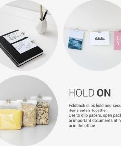 Kwmobile Papierklemmen - Set Van 50 Fold Back Clips - 19 Mm - Foldback Klemmen - Paperclips - Knijpers Voor Papieren - Zilver -Parker IM Vibrant Ring Shop 550x549 3