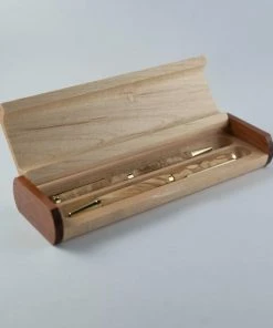 Wooden Gifts And More Handgemaakte Houten Pennendoos - Esdoorn Houten Pennendoos -Parker IM Vibrant Ring Shop 550x550 112