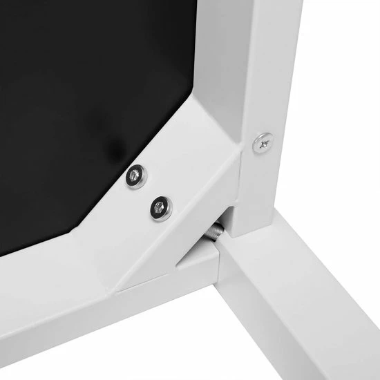 Merkloos Bureau, Grote Computertafel, Stabiele En Mooie Kantoortafel Met Groot Werkblad, PC-tafel Voor Thuiskantoor, Eenvoudige Montage, 120 X 76 X 60 Cm (B X H X D), Zwart En Wit LWD64B 4 Merkloos Bureau, Grote Computertafel, Stabiele En Mooie Kantoortafel Met Groot Werkblad, PC-tafel Voor Thuiskantoor, Eenvoudige Montage, 120 X 76 X 60 Cm (B X H X D), Zwart En Wit LWD64B - Afbeelding 4