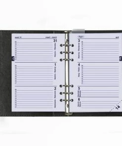 1016-12 A5 Compact Organizer 1 Week Per 2 Paginas 2022-2023-2024 Bloemenzee Zwart Kalpa -Parker IM Vibrant Ring Shop 550x550 126