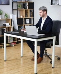 Merkloos Bureau, Grote Computertafel, Stabiele En Mooie Kantoortafel Met Groot Werkblad, PC-tafel Voor Thuiskantoor, Eenvoudige Montage, 120 X 76 X 60 Cm (B X H X D), Zwart En Wit LWD64B 10 Merkloos Bureau, Grote Computertafel, Stabiele En Mooie Kantoortafel Met Groot Werkblad, PC-tafel Voor Thuiskantoor, Eenvoudige Montage, 120 X 76 X 60 Cm (B X H X D), Zwart En Wit LWD64B -Parker IM Vibrant Ring Shop 550x550 13