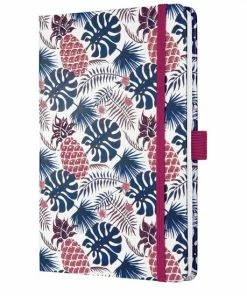 Sigel Jolie Beauty - Agenda 2023 - Weekagenda - A5 - 4-talig - Tropic Blue - Hardcover. SI-J3317