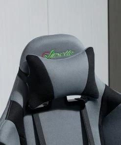 Vinscetto Vinsetto Ergonomische Gamestoel Draaistoel Verstelbare Rugleuning Elastaanstof Zwart 921-500 -Parker IM Vibrant Ring Shop 550x550 149