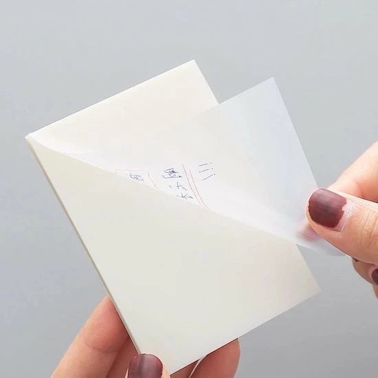 Merkloos Post It Transparant - Sticky Notes - Doorzichtig - Zelfklevend - 50 Velletjes - 70x95mm 5 Merkloos Post It Transparant - Sticky Notes - Doorzichtig - Zelfklevend - 50 Velletjes - 70x95mm - Afbeelding 5