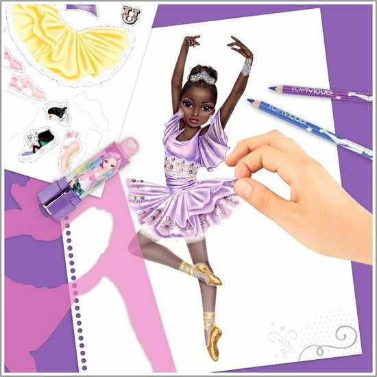 TOPModel Kleurboek Dance 3 TOPModel Kleurboek Dance - Afbeelding 3