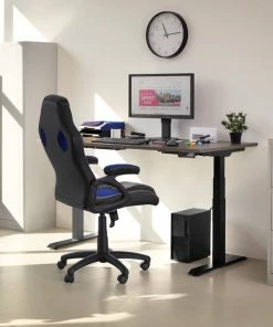 Tectake Elektrisch Tafelframe Denis - Zwart - 402997 - 180x68x123 Cm - Zit-sta Bureau -Parker IM Vibrant Ring Shop 550x550 334