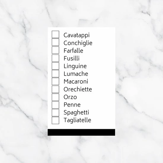 We Love Bamboe - Set Van 12 Pasta Stickers Voor Voorraadpotten - Pasta Etiketten & Pasta Labels - Nederlandse Pasta Stickers Voor Voorraad Potten - 6 X 6 Cm 2 We Love Bamboe - Set Van 12 Pasta Stickers Voor Voorraadpotten - Pasta Etiketten & Pasta Labels - Nederlandse Pasta Stickers Voor Voorraad Potten - 6 X 6 Cm - Afbeelding 2